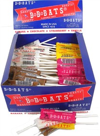 BB Bats Taffy Lollipops 100ct