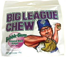 Big League Chew Shredded Bubble Gum  12ct - Grape