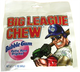 Big League Chew Shredded Bubble Gum  12ct - Original
