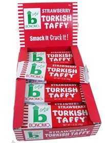 Bonomo Turkish Taffy Strawberry 24ct