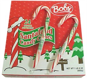 Candy Canes  24ct  - 1oz Bob's Candy Canes