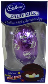 Cadbury Hollow Egg Filled With Cadbury Mini Crisp Eggs 4.46oz
