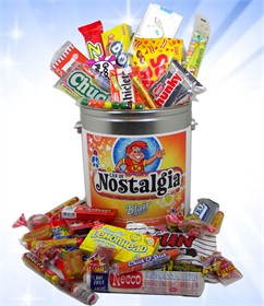 Can of Nostalgic Candy  60 Pieces!