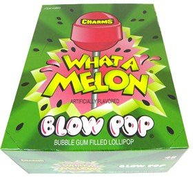 Charms Blow Pop Lollipops - Wat-A-Melon 48 Count