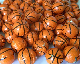 Chocolate Basketballs 30lb Made In The USA