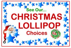 Christmas Lollipop Choices