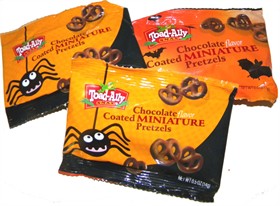Chocolate Covered Mini Pretzels Mini Bags 20ct Halloween