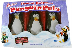 Chocolate Peanut Butter Filled Penguins 3pk