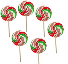 Christmas Swirl Lollipops 48 Count