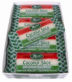 Coconut Watermelon Colored Bars 24ct