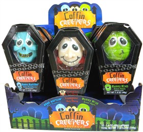 Coffin Creeper Halloween Lollipops 18ct