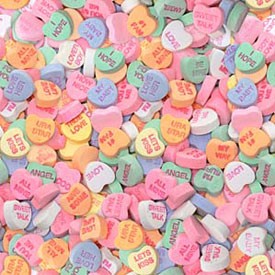 Conversation Hearts 32lb Bulk Box Necco