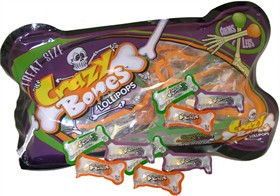 Crazy Bones Halloween Lollipops 34ct