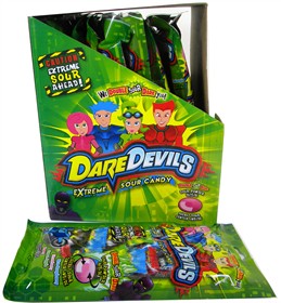 Dare Devils Extreme Sour Candy 18ct