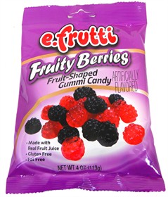 Gummy  Fruity Berries 4.25oz E.Fruitti