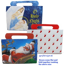 Empty Christmas Candy Boxes
