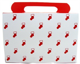 Empty Christmas Candy Boxes - Stocking