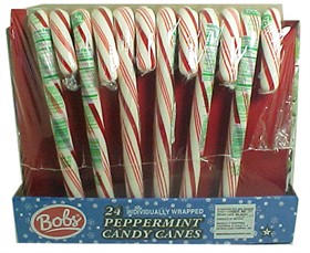Giant Candy  Canes  24ct  - 2.5oz  Bob's Candy Canes