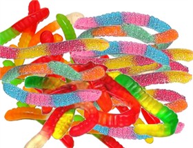 Gummy Worms Regular or Sour