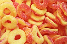 Gummy Peach Rings 5lb