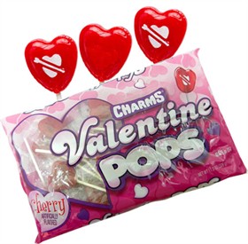Heart Shaped Lollipops  21 Count - By Charms