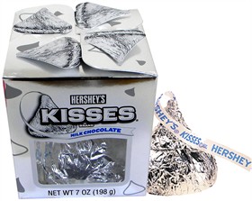 Hershey's Giant Kiss 7oz Silver Wrapped