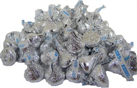 Hershey's Kisses Milk Chocolate Silver 24oz