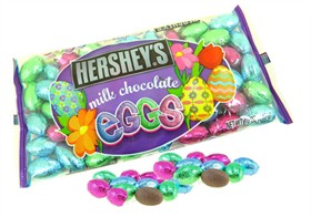 Hershey's Solid Milk Chocolate Eggs 10oz Bag