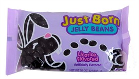 Jelly Beans Black Licorice by Just Born 10oz