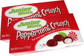 Junior Mints Peppermint Crunch  3.5oz Christmas Candy