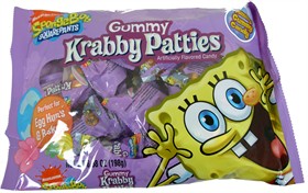 Sponge Bob Krabby Patties Gummi Burgers 20ct