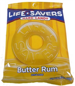 Life Savers Singles 6.25oz Bag Butter Rum