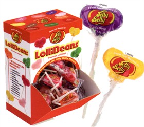 Lollibeans Jelly Belly Lollipops 48ct