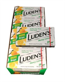 Ludens Cough Drops 20ct - Honey/Lemon