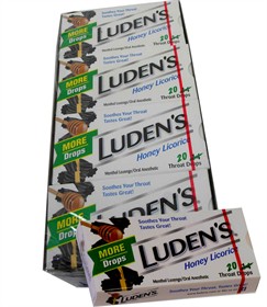Ludens Cough Drops 20ct - Honey/Licorice