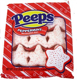 Marshmallow Peeps Peppermint Stars (Red & White)