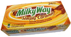 Milky Way Simply All Caramel Candy Bars 24ct