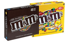 M&M's Candy 48ct (Pick Plain or Peanut)