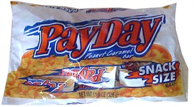 Pay Day Snack Size Candy Bars (17ct)