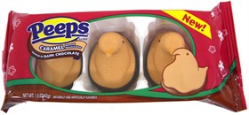 Peeps Caramel Dipped In Dark Chocolate 1.5oz Pk