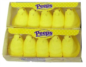 Marshmallow Peeps 10ct - Yellow
