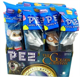 PEZ Candy With Dispenser 12ct - Golden Compass