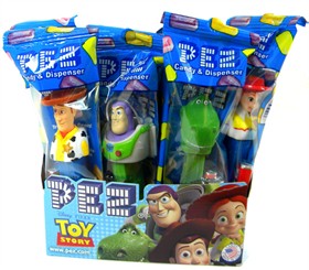 PEZ Candy With Dispenser 12ct - Toy Story