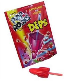Pop Rock Dips  18ct - Strawberry