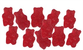 Cherry Gummy Bears 5lb