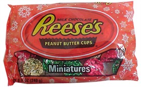 Reese's Peanut Butter Miniatures 8.5oz Christmas Candy