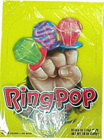 Ring Pops Regular Fruit Flavors 24ct