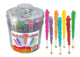 Rock Candy On Sticks  36ct Nostalgic Candy