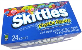 Skittles Frizzl'd Fruits 24ct
