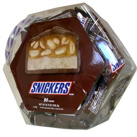 Snickers Snack Size 90ct In Display Jar